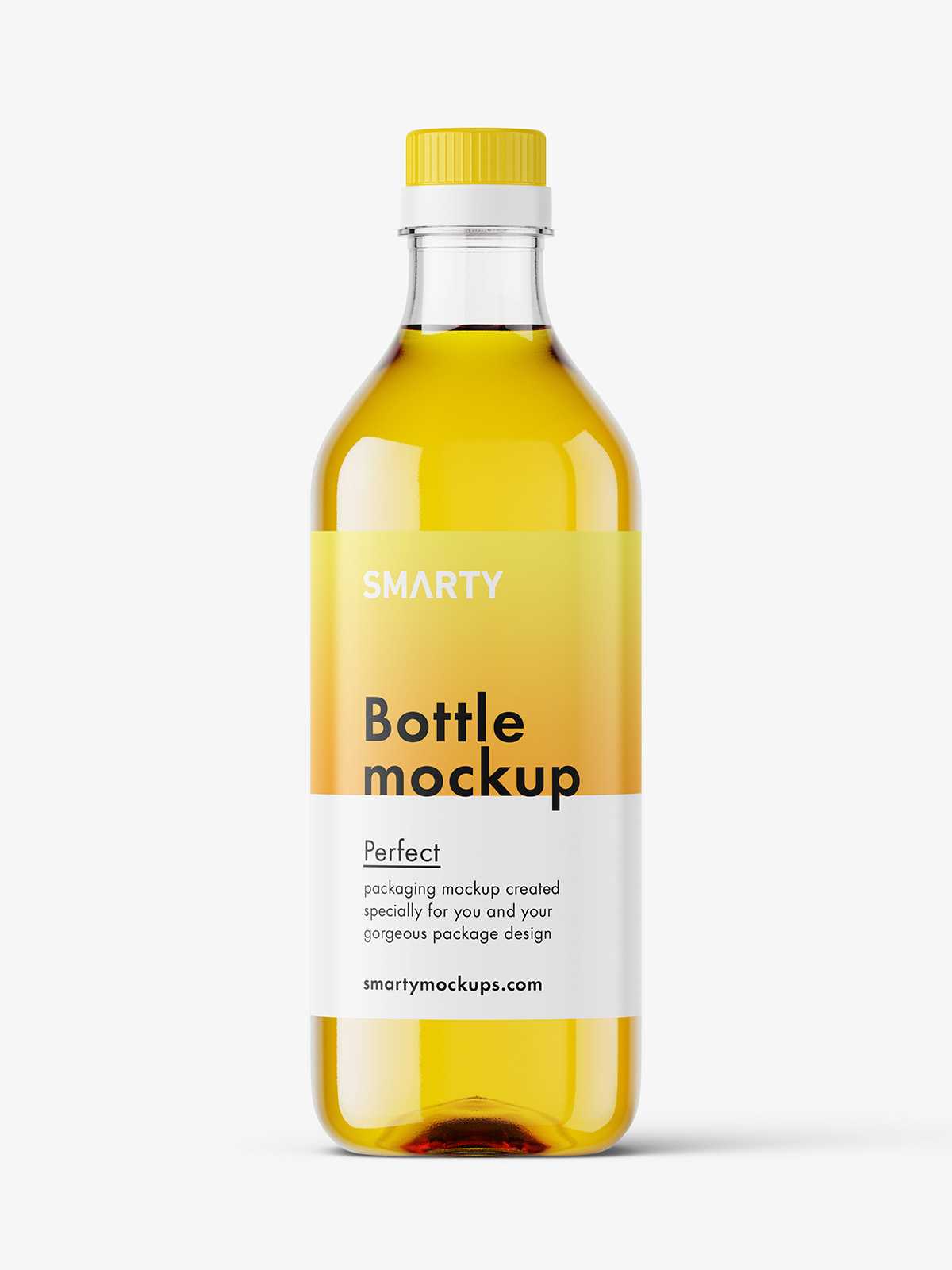 Oil bottle mockup