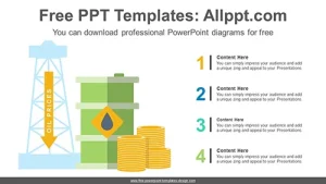 Oil Shock PowerPoint Diagram