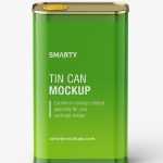 Oil tin can mockup - Free PSD Download Oil tin can mockup