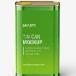 Oil tin can mockup - Free PSD Download Oil tin can mockup