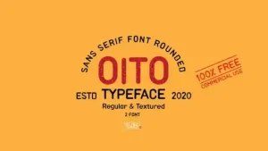 Oito Display Font Family