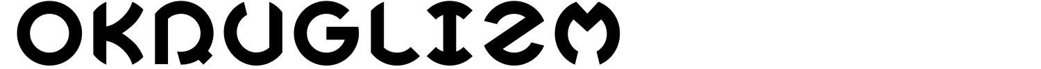 Okruglizm Font