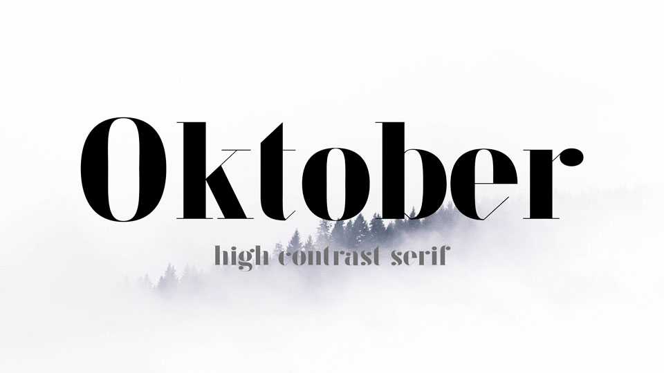 Oktober Font › Fontesk