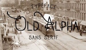 Old Alpha Typeface