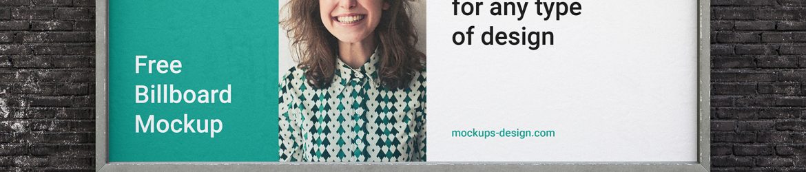 Old brick wall billboard mockup - Instant Download