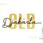 Old Djakarta Font Duo - Fonte Grátis Old Djakarta Font Duo