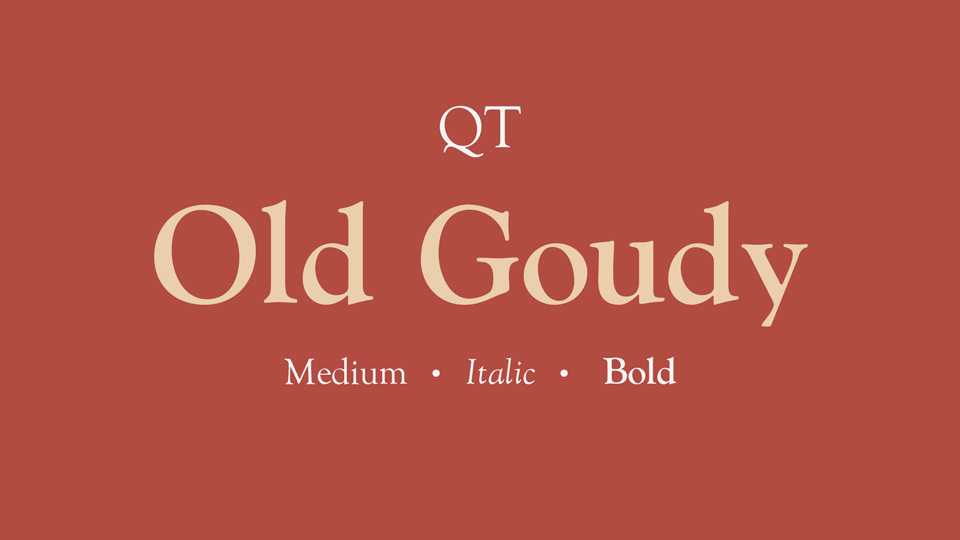 Old Goudy Font Family › Fontesk