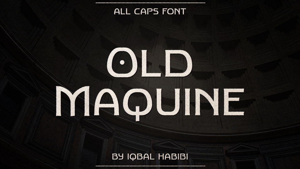 Old Maquine Font › Fontesk