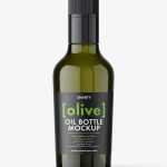 Olive bottle mockup / 250 ml