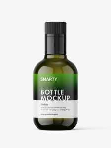Olive bottle mockup / 250 ml