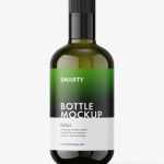 Olive bottle mockup / 500 ml