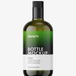 Olive bottle mockup / 750 ml