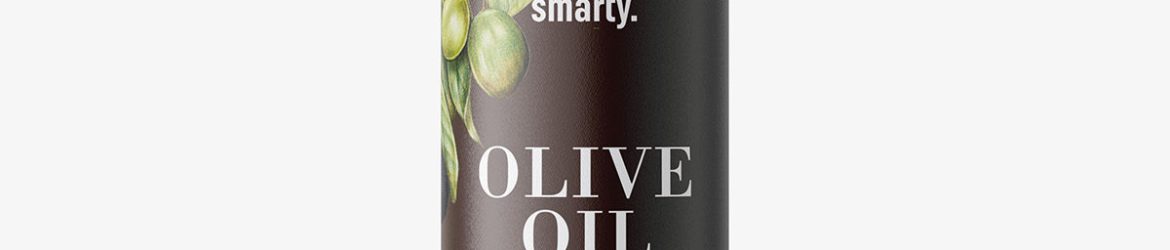 Olive oil bottle mockup