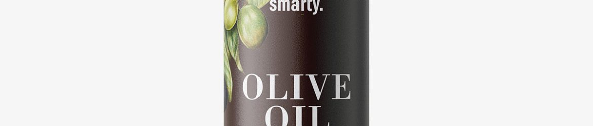 Olive oil bottle mockup
