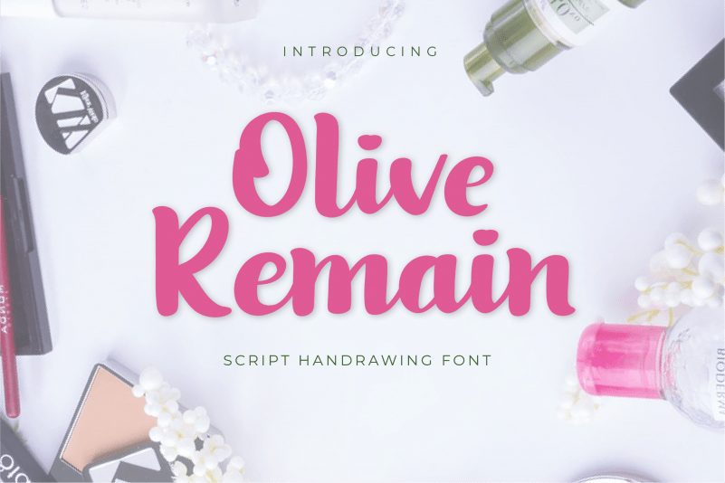 Olive Remain Script Font