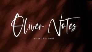 Oliver Notes Font › Fontesk