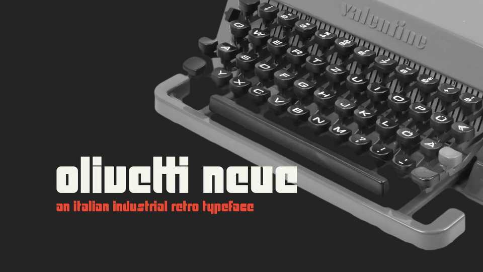 Olivetti Neue Font › Fontesk