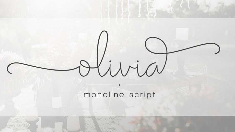 Olivia Script Font › Fontesk