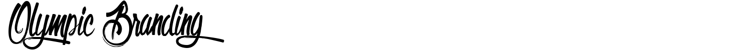 Olympic Branding Font