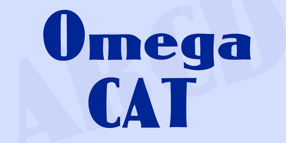 Omega CAT Font