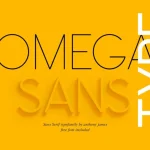 Omega Sans Free Font