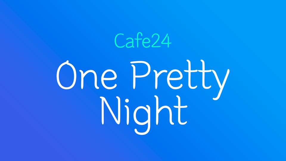One Pretty Night Font › Fontesk