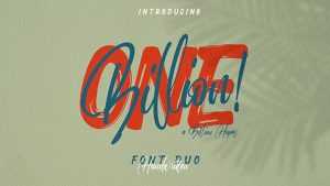 Onebillion Script & Sans Font › Fontesk