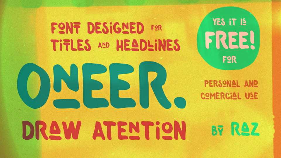 Oneer Font › Fontesk