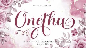 Onetha Font › Fontesk