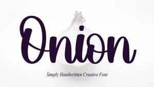Onion Font › Fontesk