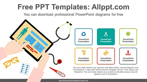 Online Doctor PowerPoint Diagram