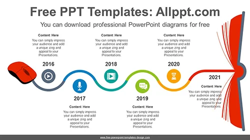 Online Learning Book PowerPoint Diagram