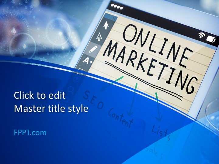 Online Marketing PowerPoint Template
