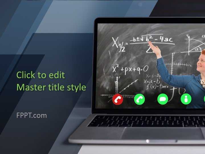 Online Presentation PowerPoint Template