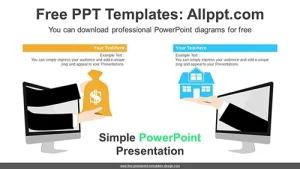 Online Real Estate PowerPoint Diagram