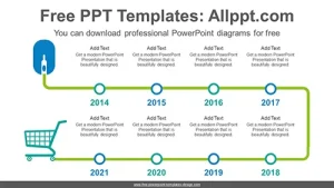Online Shopping PowerPoint Diagram
