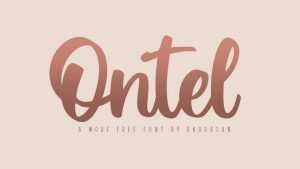 Ontel Script Font › Fontesk