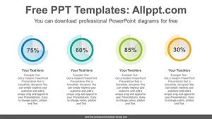 Opacity pie chart PowerPoint Diagram Template