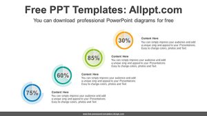 Opacity Pie Charts PowerPoint Diagram