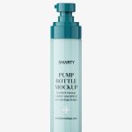 Opaque pump bottle mockup / 100 ml