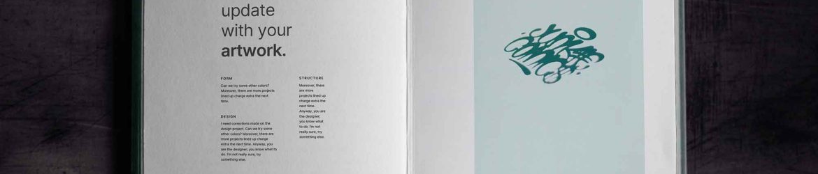 Open Book Mockup