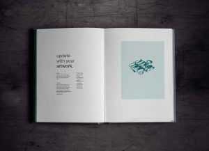 Open Book Mockup