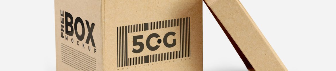 Open Box Mockup (PSD)