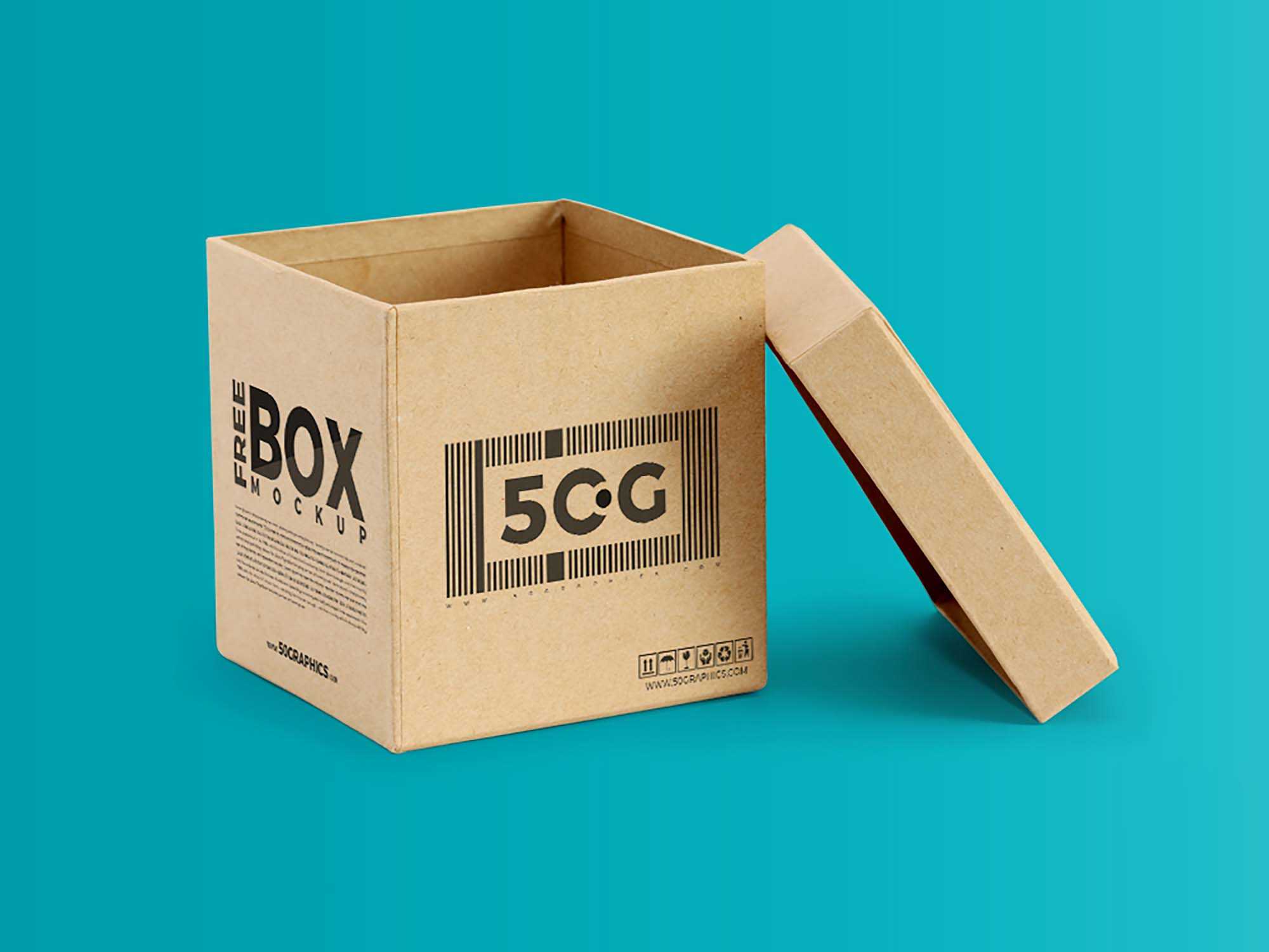 Open Box Mockup