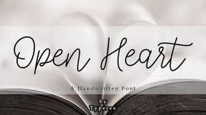 Open Heart Font › Fontesk