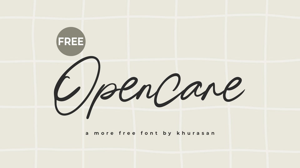 Opencare Font › Fontesk