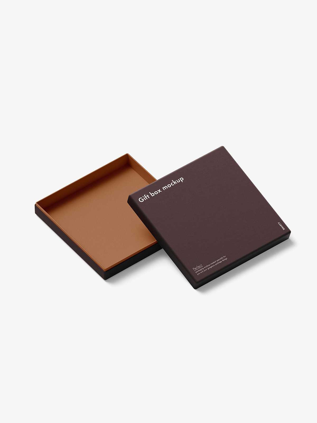 Opened box mockup