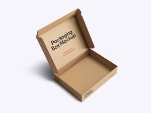 Opened Package Box Mockup (PSD)