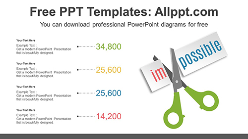 Opening Up Possibility PowerPoint Diagram