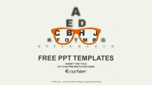 Optician- Vision Of Eyesight Vector PowerPoint Templates